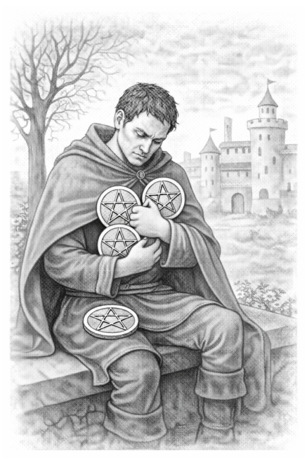 Четверка пентаклей