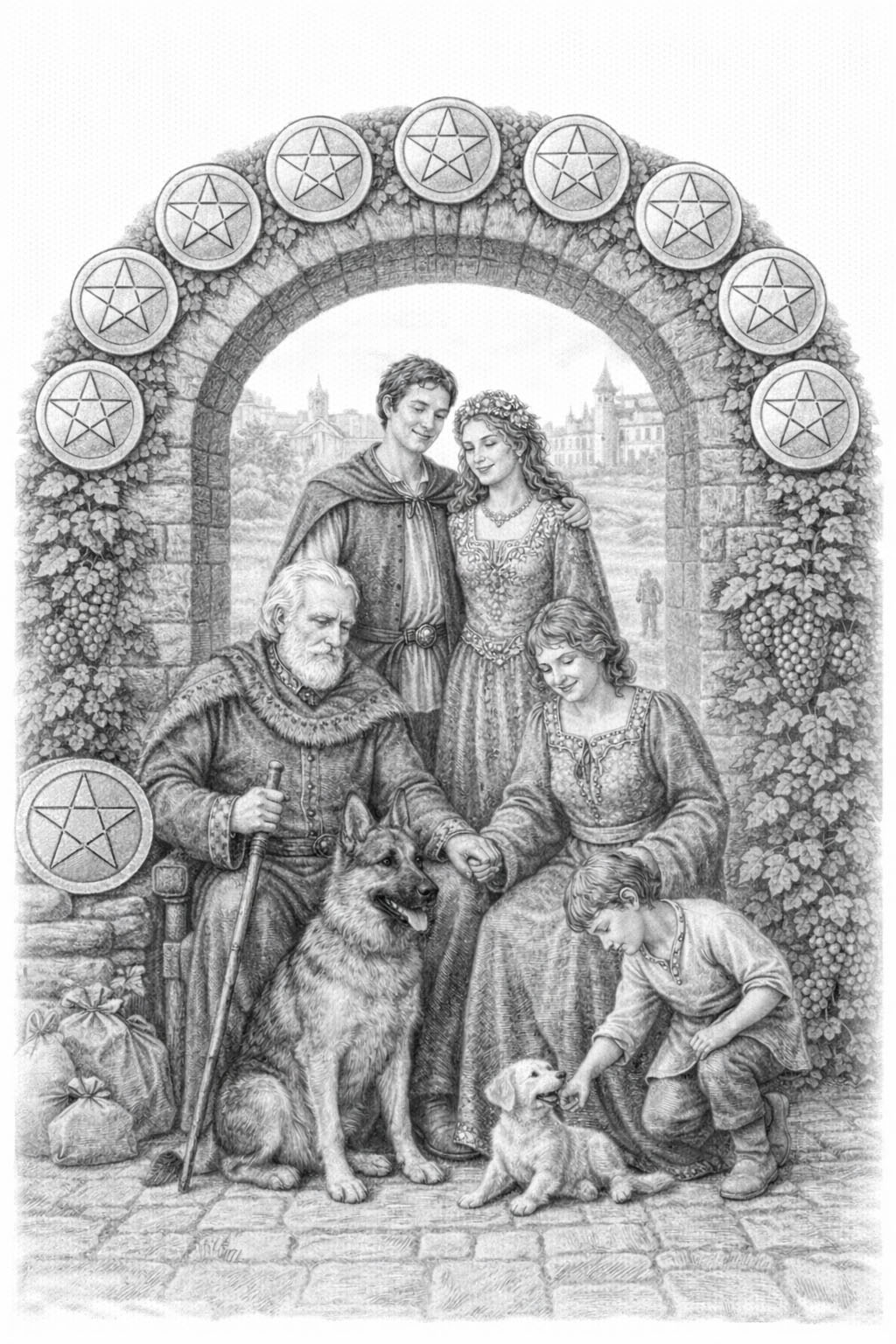 Десятка пентаклей