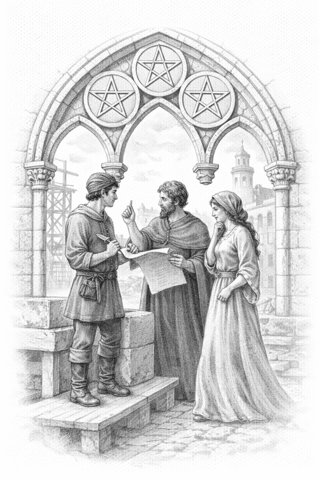 Тройка пентаклей