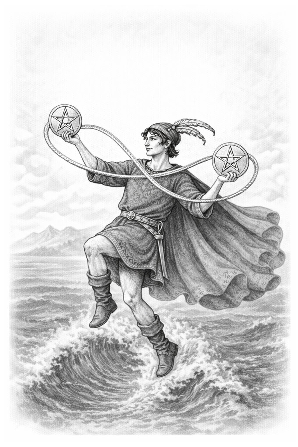 Двойка пентаклей